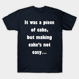 Barenaked Ladies - Piece Of Cake (light text) T-Shirt